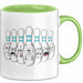Bowling Tasse Geschenk Bowling-Spieler Geschenkidee Grün Trendation