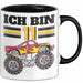 11. Geburtstag Geschenk Tasse Becher Jungs Trucks Geburtstagsgeschenk Ich Bin 11 Schwarz Trendation