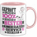 Hundegassi-Service Geschenk Lustiger Spruch für Hundegassi-Service Geschenkidee Bester Hundegassi-Service Der Welt Rosa Trendation