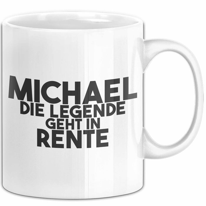 Michael Tasse Michael – Die Legende Geht In Rente Geschenk