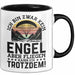 Fallschirmspringer Tasse Geschenk Ich Bin Zwar Kein Engel Aber Fliegen Kann Ich Trotzdem Geschenkidee Becher Trendation