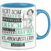 Klangkünstlerin Geschenk Becher Tasse Gott Schuf Alle Menschen Gleich Nur Die Besten Durfeten Klangkünstlerin Werden Geschenkidee Lustig Blau Trendation
