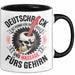 Deutsche Rockmusik Tasse Geschenk Lustige Geschenkidee Schwarz Trendation