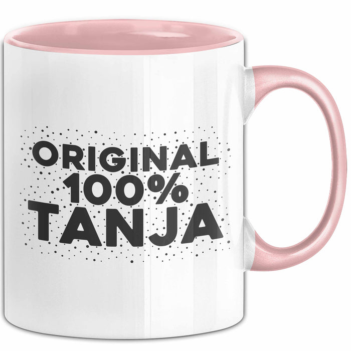 Tanja Tasse Original 100% Tanja Geschenk Rosa Trendation