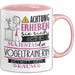 Vogeltrainerin Tasse Geschenk Lustiger Spruch Bitte Erheben Sie Sich Seine Majestät Die Vogeltrainerin Betritt Den Raum Rosa Trendation