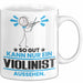 Violinist Geschenk Tasse So Gut Kann Nur Ein Violinist Aussehen Geschenkidee Kaffee-Becher Weiß Trendation