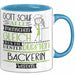 Bäckerin Geschenk Becher Tasse Gott Schuf Alle Menschen Gleich Nur Die Besten Durfeten Bäckerin Werden Geschenkidee Lustig Blau Trendation
