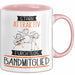 Bandmitglied Tasse Geschenk Becher Stark Attraktiv Furchtlos Bandmitglied Lustige Geschenkidee Rosa Trendation