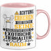 ExotischeTierhalter Geschenk Tasse Lustiger Spruch Erheben Sie Sich Der ExotischeTierhalter Betritt den Raum Rosa Trendation