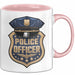 Polizist Tasse Geschenkidee für Strafverfolgung Rosa Trendation