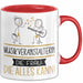 Musikveranstalterin Geschenk Tasse Becher Die Frau Die Allen Kann Geschenkidee für eine Musikveranstalterin Lustig Rot Trendation