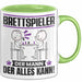 Brettspieler Tasse Geschenk für Brettspieler Der Mann Der Alles Kann Geschenkidee zum Geburtstag Grün Trendation