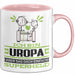 Uropa Geschenk Tasse Ich Bin Uropa Aber Sag Doch Einfach Superheld Lustige Geschenkdiee für Uropa Kaffee-Becher Rosa Trendation