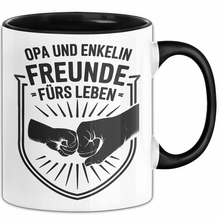 Opa Enkelin Tasse Geschenk Lustige Geschenkidee Spruch Freunde Fürs Leben Trendation