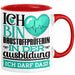 Baustoffprüferin Ausbildung Start Geschenk Tasse Ich Bin Baustoffprüferin In Der Ausbildung Ich Darf Das Kaffee-Becher Geschenkidee Rot Trendation