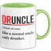 Onkel Sarkastisch Sarkasmus Tasse Geschenk Lustige Geschenkidee Spruch Druncle Definition Grün Trendation