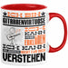 Gitarrenvirtuose Geschenk Tasse Geschenkidee für Gitarrenvirtuose Geburtstag Lustig Ich Bin Gitarrenvirtuose Ich Kann Es Dir Erklären Aber Nicht Für Dich Verstehen Rot Trendation