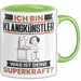 Klangkünstler Tasse Geschenk für Klangkünstler Geburtstag Lustiger Spruch Kaffee-Becher Was Ist Deine Superkraft Grün Trendation