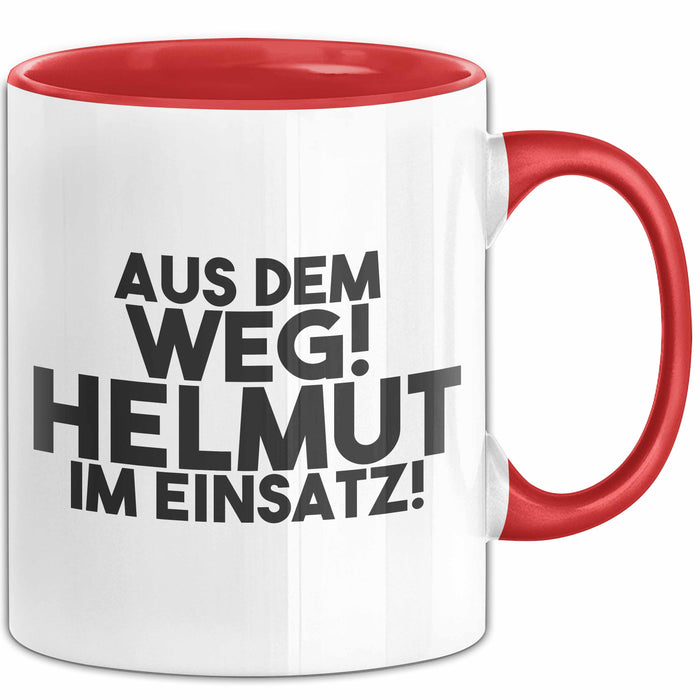 Helmut Tasse Aus Dem Weg! Helmut Im Einsatz! Geschenk