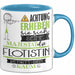 Flötistin Tasse Geschenk Lustiger Spruch Bitte Erheben Sie Sich Seine Majestät Die Flötistin Betritt Den Raum Blau Trendation