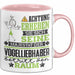Vogelliebhaber Geschenk Tasse Lustiger Spruch Erheben Sie Sich Der Vogelliebhaber Betritt den Raum Rosa Trendation