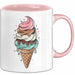 Dessert Fan Tasse Geschenkidee Kuchen und Gebäck Liebhaber Rosa Trendation