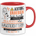 Haustiersitterin Tasse Geschenk Lustiger Spruch Bitte Erheben Sie Sich Seine Majestät Die Haustiersitterin Betritt Den Raum Rot Trendation
