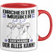Orchestermusiker Tasse Geschenk für Orchestermusiker Der Mann Der Alles Kann Geschenkidee zum Geburtstag Rot Trendation