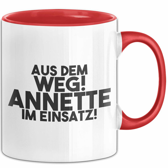 Annette Tasse Aus Dem Weg! Annette Im Einsatz! Geschenk