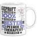 Pferdetherapeut Geschenk Lustiger Spruch für Pferdetherapeut Geschenkidee Bester Pferdetherapeut Der Welt Weiß Trendation