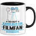 Filmfan Geschenk Tasse So Gut Kann Nur Ein Filmfan Aussehen Geschenkidee Kaffee-Becher Schwarz Trendation