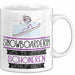 Snowboarderin Weil Es Keinen Schöneren Beruf Gibt Tasse Geschenk für Eine Snowboarderin Lustig Weiß Trendation