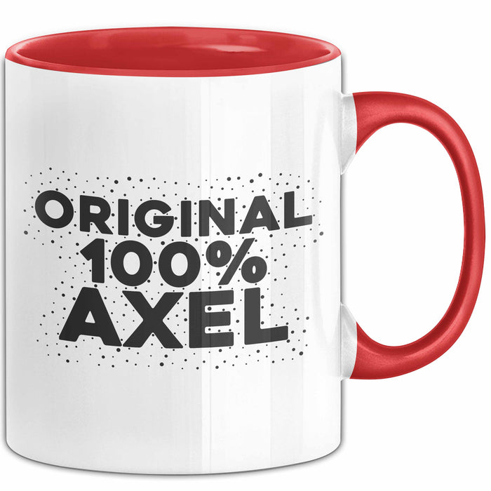 Axel Tasse Original 100% Axel Geschenk Rot Trendation