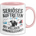 Sarkasmus Tasse Geschenkidee Erscheinung Mit Null Ahnung Rosa Trendation