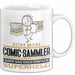 Comic-Sammler Geschenk Tasse Ich Bin Comic-Sammler Aber Sag Doch Einfach Superheld Lustige Geschenkdiee für Comic-Sammler Kaffee-Becher Weiß Trendation