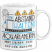 Aquarianerin Tasse Geschenk Lustig Abstand Halten Hochleistungs-Aquarianerin Mit Drang Zur Perfektion Bei Der Arbeit Weiß Trendation