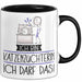 Geschenk für Katzenzüchterin Tasse Lustige Geschenkidee Geburtstag Ich Bin Katzenzüchterin Ich Darf Das Trendation