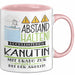 Kanutin Tasse Geschenk Lustig Abstand Halten Hochleistungs-Kanutin Mit Drang Zur Perfektion Bei Der Arbeit Rosa Trendation