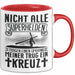 Christen Tasse Geschenk Christlich Glauben Kirche Geschenkidee Für Jesus-Fans Nicht Alle Superhelfen Tragen Einen Umhang Meiner Trug Ein Kreuz Rot Trendation