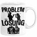 Poker Tasse Geschenk für Poker-Spieler Männer Geschenkidee Problem und Lösung Poker Spielen Kartenspielen Weiß Trendation