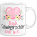Schwiegertochter Tasse Geschenk Spruch Beste Schwiegertochter Der Welt Becher Weiß Trendation