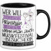 Musikfestival-Besucherin Tasse Geschenk Spruch Wer Will Schon Prinzessin Sein Wenn Man Auch Musikfestival-Besucherin Sein Kann Trendation
