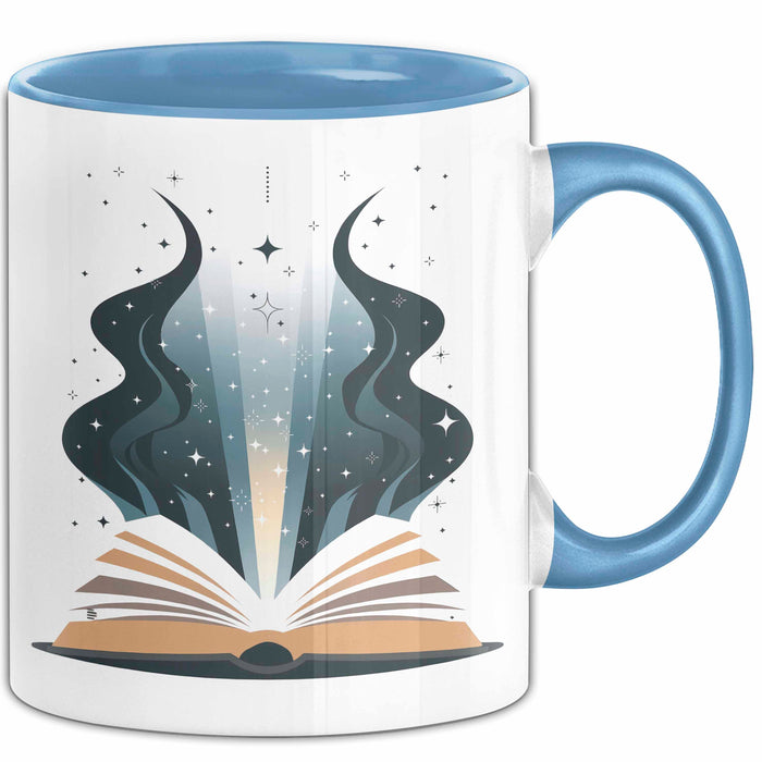 Selbsthilfe Fan Tasse Geschenkidee für Wachstums Suchender Blau Trendation