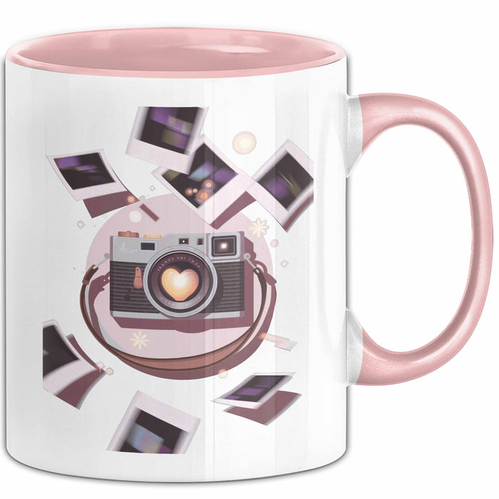 Fotograf Tasse Geschenk Lustige Geschenkidee Spruch Für Kamera Liebhaber Rosa Trendation