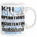 Operationstechnische Assistentin Ausbildung Start Geschenk Tasse Ich Bin Operationstechnische Assistentin In Der Ausbildung Ich Darf Das Kaffee-Becher Geschenkidee Weiß Trendation
