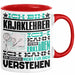 Kajaklehrer Geschenk Kaffee-Tasse Geschenkidee für Kajaklehrer Ich Bin Kajaklehrer Ich Kann Es Dir Erklären Jedoch Nicht Für Dich Verstehen Spruch Lustig Rot Trendation