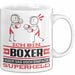Boxer Geschenk Tasse Ich Bin Boxer Aber Sag Doch Einfach Superheld Lustige Geschenkdiee für Boxer Kaffee-Becher Weiß Trendation
