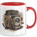 Fotograf Tasse Geschenkidee für Fotografie Enthusiasten Rot Trendation