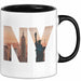 New York City USA Tasse Geschenk Lustige Geschenkidee Spruch Schwarz Trendation