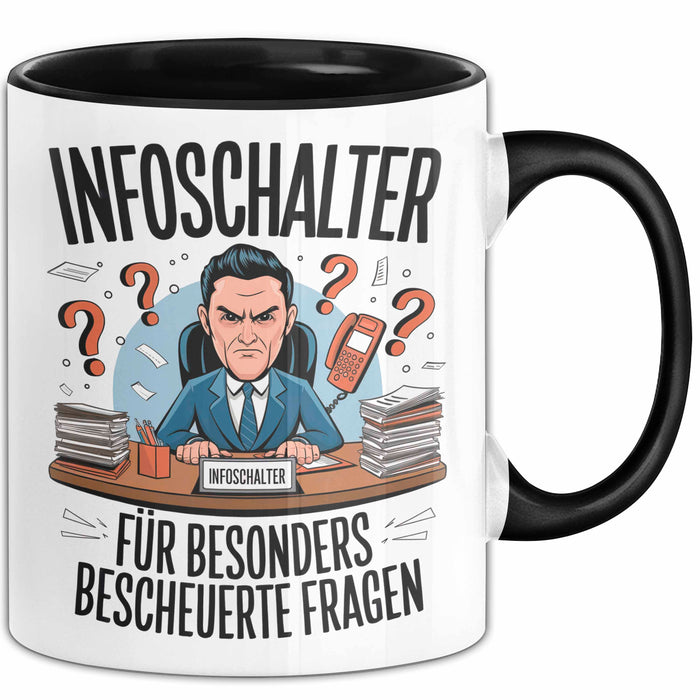 Bürokollege Tasse Geschenkidee Auskunftsschalter Kollege Trendation